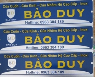 In mác kim loại giá rẻ hơn 50%, uy tín, chuyên nghiệp tại HCM